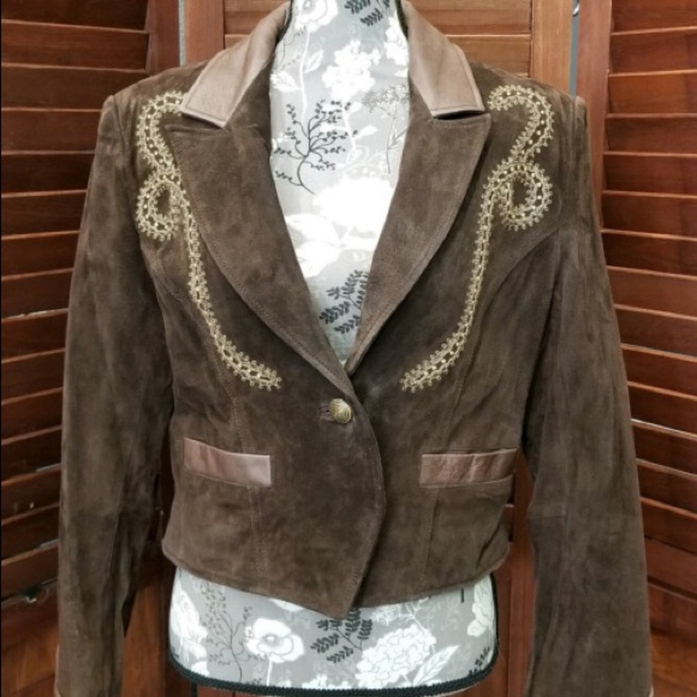 Cripple Creek Leather Blazer